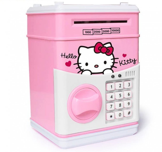 Детская электронная сейф копилка с кодовым замком и купюроприемником Hello Kitty Розовый
Детская электронная сейф копилка с кодовым замком и купюроприемником Hello Kitty Розовый