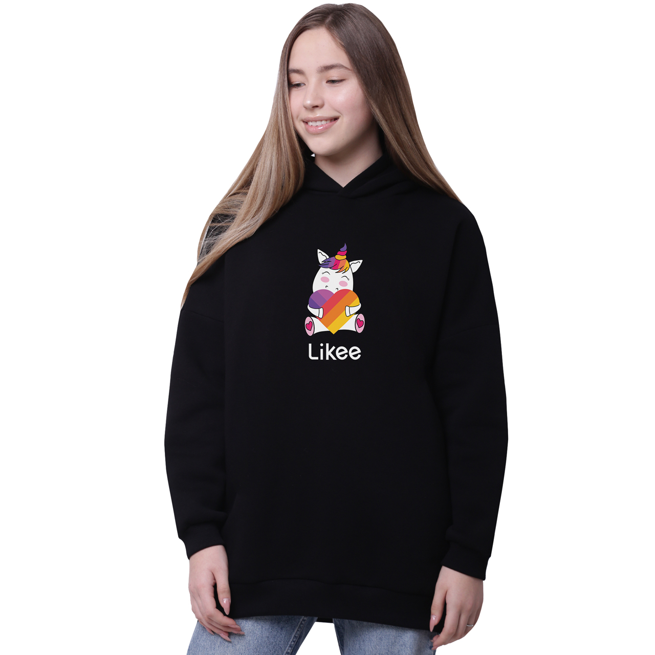 Худи для девочек удлиненный Лайк Единорог (Likee Unicorn) Черный (35962-1037-8) 176 см
Худи для девочек удлиненный Лайк Единорог (Likee Unicorn) Черный (35962-1037-8) 176 см