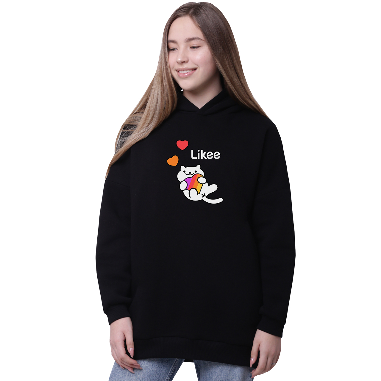 Худи для девочек удлиненный Лайк Котик (Likee) Черный (35962-1039-2) 140 см
Худи для девочек удлиненный Лайк Котик (Likee) Черный (35962-1039-2) 140 см