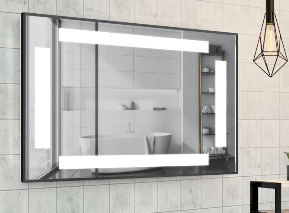 Зеркало в алюминиевой раме c LED подсветкой Smart Mirror сенсорное Milano-R 70 x 110 см Прямоугольное
Зеркало в алюминиевой раме c LED подсветкой Smart Mirror сенсорное Milano-R 70 x 110 см Прямоугольное