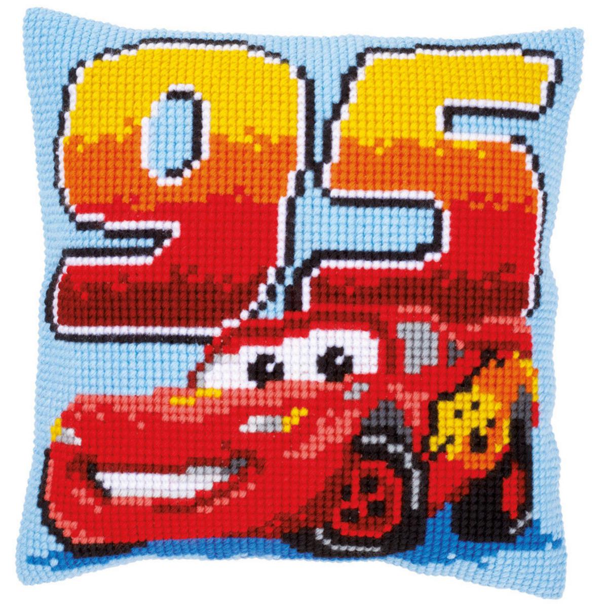 Набор для вышивания крестом (подушка) Vervaco Disney Lightning McQueen PN-0014586
Набор для вышивания крестом (подушка) Vervaco Disney Lightning McQueen PN-0014586