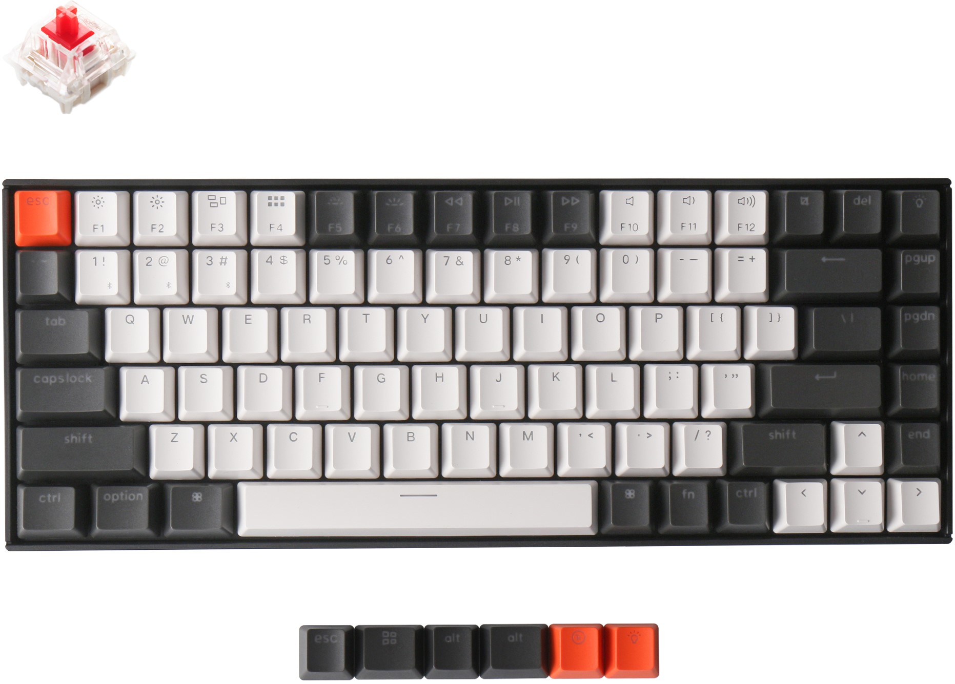 Клавиатура беспроводная Keychron K2 Hot-Swap Gateron Red White LED USB/Bluetooth Black (ENG/RU) (A1H_Keychron)
Клавиатура беспроводная Keychron K2 Hot-Swap Gateron Red White LED USB/Bluetooth Black (ENG/RU) (A1H_Keychron)