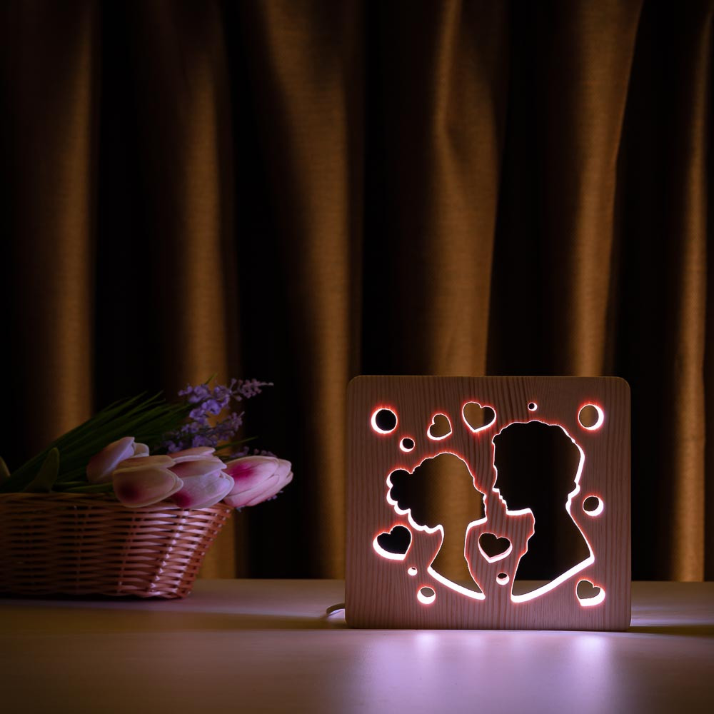 Светильник ночник ArtEco Light из дерева LED "Поцелуй" с пультом и регулировкой цвета, RGB
Светильник ночник ArtEco Light из дерева LED "Поцелуй" с пультом и регулировкой цвета, RGB