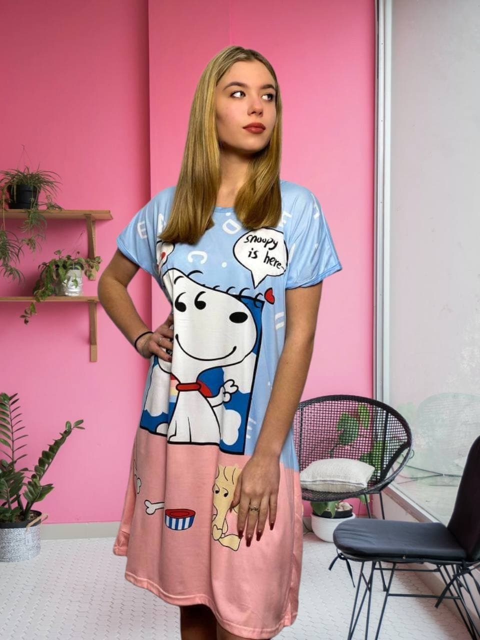 Ночная рубашка Cajoaoni, , принт собачки, Ночная рубашка Cajoaoni, one size, принт собачки
Ночная рубашка Cajoaoni, , принт собачки, Ночная рубашка Cajoaoni, one size, принт собачки
