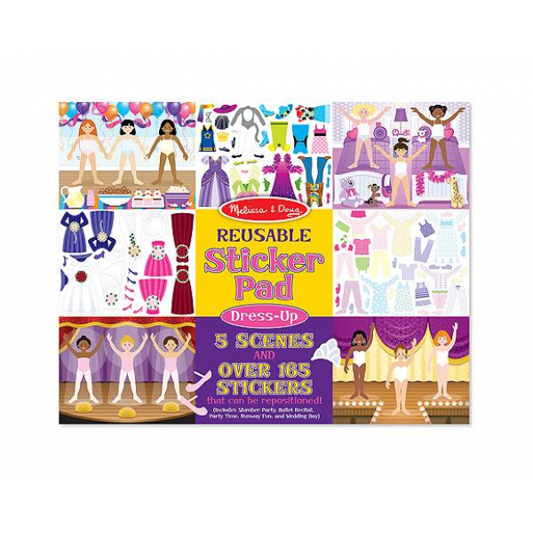 Набор многоразовых виниловых наклеек Мода Reusable Sticker Pad Fashion Pad Melissa & Doug
Набор многоразовых виниловых наклеек Мода Reusable Sticker Pad Fashion Pad Melissa & Doug