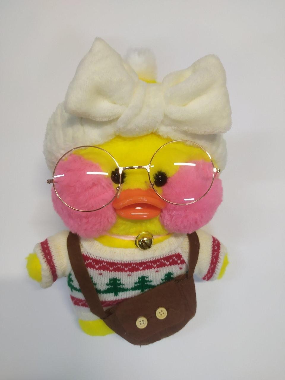 Мягкая утка LaLaFanFan Duck с одеждой в повязке 30 см в новогодней кофточке Настенька
Мягкая утка LaLaFanFan Duck с одеждой в повязке 30 см в новогодней кофточке Настенька