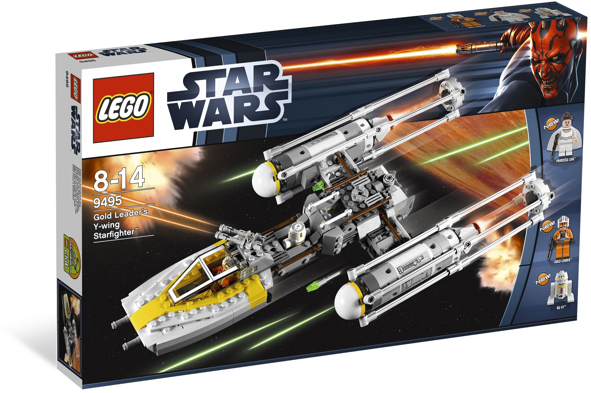 Конструктор LEGO 9495 Star Wars Y-крилий зоряний винищувач командира Золотої ескадрильї Gold Leader's Y-wing Starfighter
Конструктор LEGO 9495 Star Wars Y-крилий зоряний винищувач командира Золотої ескадрильї Gold Leader's Y-wing Starfighter