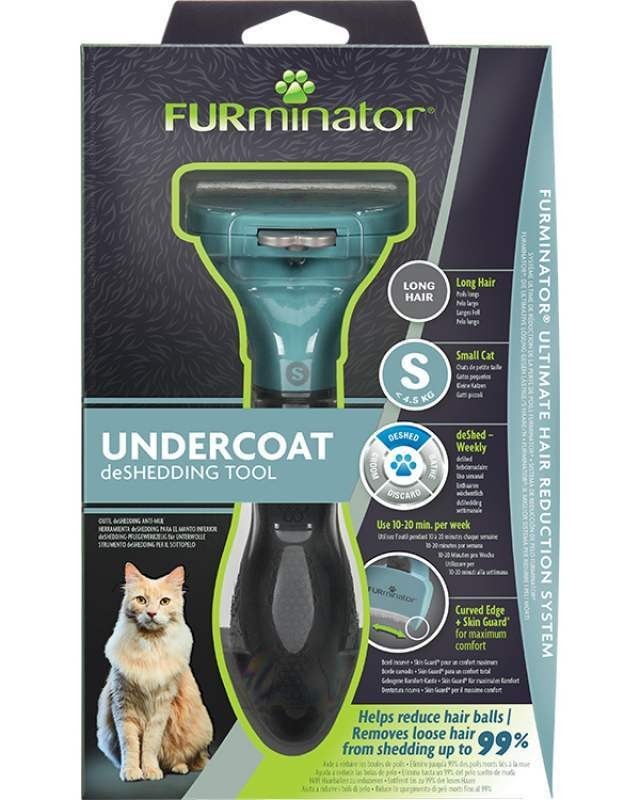 FURminator Long Hair Cat S фурминатор для длинношерстных кошек
FURminator Long Hair Cat S фурминатор для длинношерстных кошек