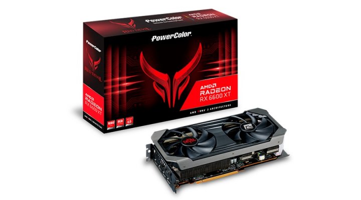 Видеокарта PowerColor Red Devil Radeon RX 6600XT 8GB GDDR6 (AXRX6600XT8GBD63DHEOC)
Видеокарта PowerColor Red Devil Radeon RX 6600XT 8GB GDDR6 (AXRX6600XT8GBD63DHEOC)
