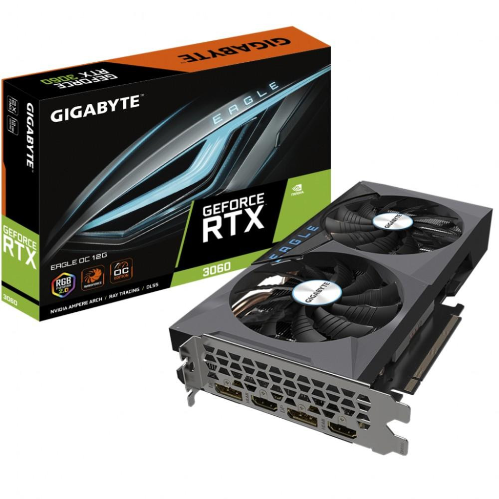 Видеокарта Gigabyte GeForce RTX 3060 EAGLE OC 12GB GDDR6 (GVN3060EAGLEOC12GD)
Видеокарта Gigabyte GeForce RTX 3060 EAGLE OC 12GB GDDR6 (GVN3060EAGLEOC12GD)