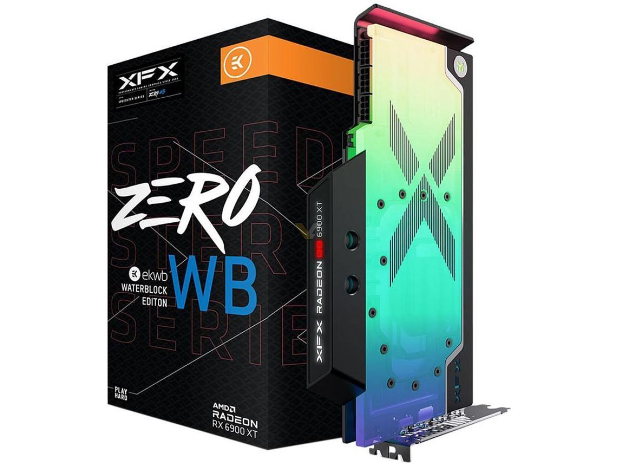Видеокарта XFX Radeon RX 6900 XT Speedster ZERO EKWB - 16GB GDDR6 RAM - Karta graficzna
Видеокарта XFX Radeon RX 6900 XT Speedster ZERO EKWB - 16GB GDDR6 RAM - Karta graficzna