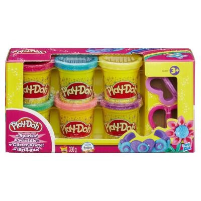 Набор для творчества Hasbro Play-Doh пластилин из 6 баночек Блестящая коллекция (A5417)
Набор для творчества Hasbro Play-Doh пластилин из 6 баночек Блестящая коллекция (A5417)