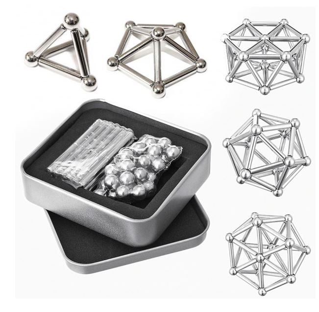 Магнитный конструктор Buckyballs & Buckybars 63 детали ( 36 палочек 27 шариков )
Магнитный конструктор Buckyballs & Buckybars 63 детали ( 36 палочек 27 шариков )