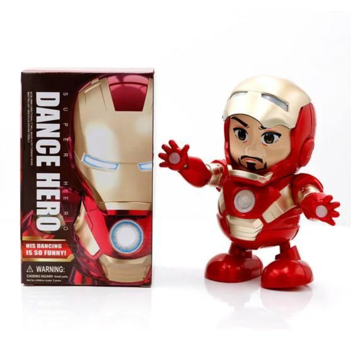 Интерактивная игрушка IRON MAN со световыми и музыкальными эффектами - Танцующий железный человек
Интерактивная игрушка IRON MAN со световыми и музыкальными эффектами - Танцующий железный человек