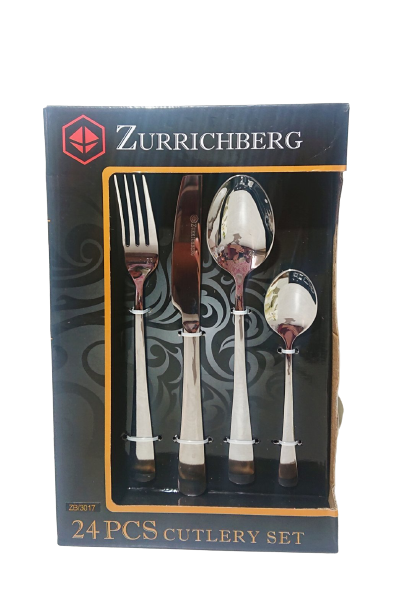 Набор столовых приборов на 6 персон Zurrichberg Deluxe Серебро Satin ZB-3017
Набор столовых приборов на 6 персон Zurrichberg Deluxe Серебро Satin ZB-3017