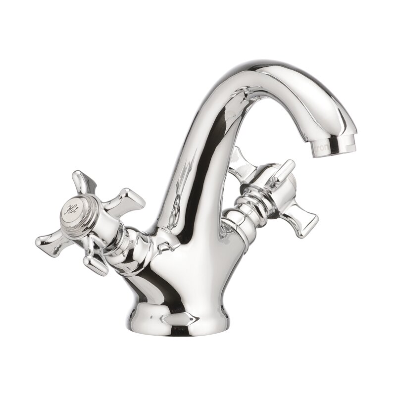 Кран для умывальника двухвентильный CRON хром ZEUS 161 силумин CR0080
Кран для умывальника двухвентильный CRON хром ZEUS 161 силумин CR0080