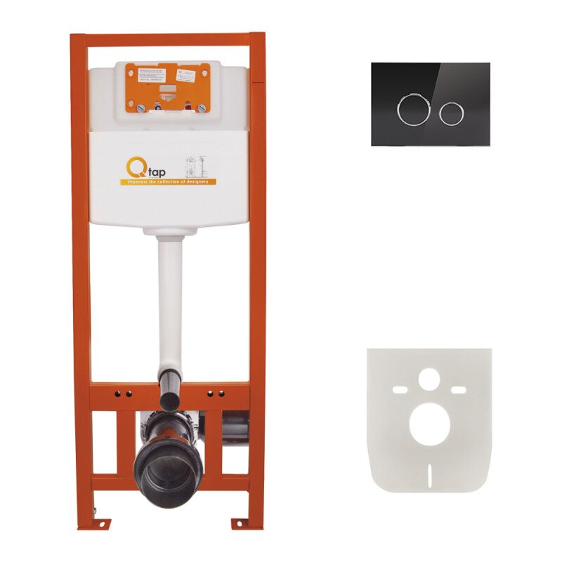 Система инсталляции для унитаза Q-TAP Nest с кнопкой черной глянец QT0133M425V1163GB
Система инсталляции для унитаза Q-TAP Nest с кнопкой черной глянец QT0133M425V1163GB