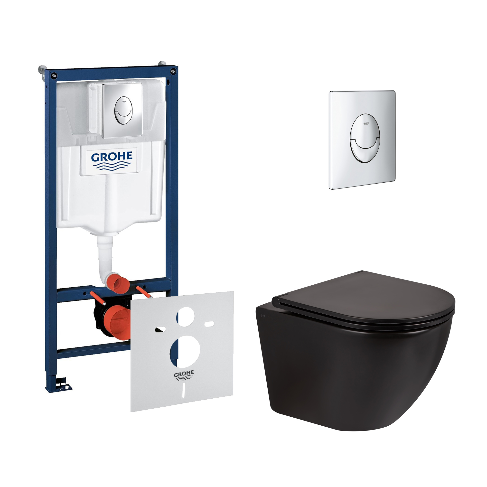 Комплект инсталляции GROHE Rapid SL кнопка хром безободковый унитаз Q-TAP с крышкой микролифт дюропласт 38721001QT1333046ERMB
Комплект инсталляции GROHE Rapid SL кнопка хром безободковый унитаз Q-TAP с крышкой микролифт дюропласт 38721001QT1333046ERMB
