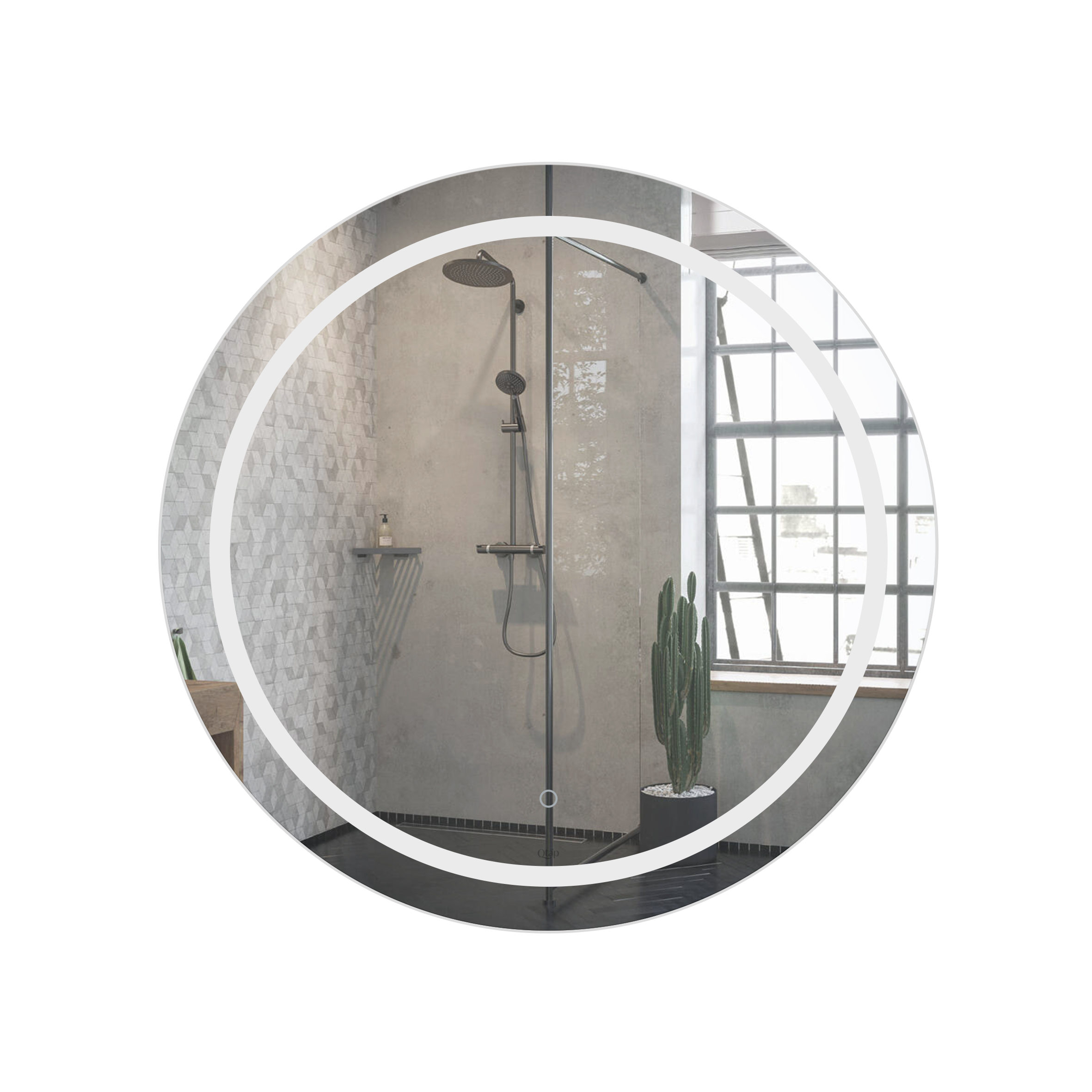 Зеркало круглое для ванной Q-TAP Jay 78x78см c подсветкой сенсорное включение QT0778250378W
Зеркало круглое для ванной Q-TAP Jay 78x78см c подсветкой сенсорное включение QT0778250378W