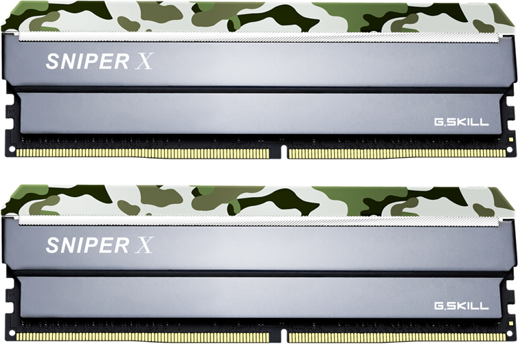 Оперативная память G.Skill DDR4-3200 16384MB PC4-25600 (Kit of 2x8192) SniperX Classic Camo (F4-3200C16D-16GSXFB)
Оперативная память G.Skill DDR4-3200 16384MB PC4-25600 (Kit of 2x8192) SniperX Classic Camo (F4-3200C16D-16GSXFB)