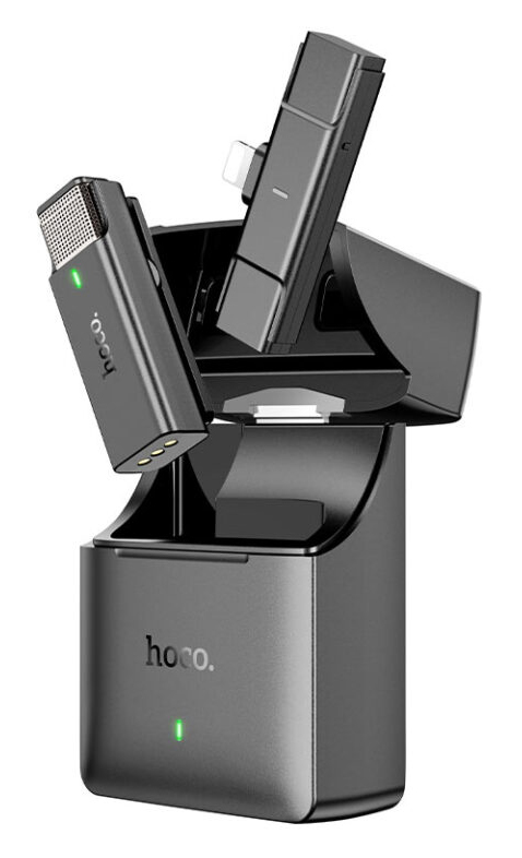 Микрофон (петличный) беспроводной Hoco S31 Lightning Stream Wireless Серый (S31-Lightning)
Микрофон (петличный) беспроводной Hoco S31 Lightning Stream Wireless Серый (S31-Lightning)