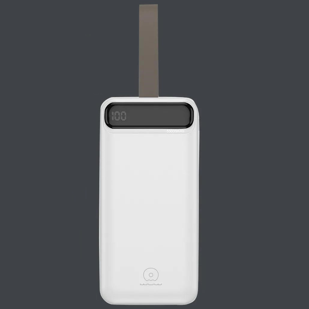 Повербанк Powerbank с фонариком и дисплеем WUW Y97 30000mAh |2USB/1Type-C, 2.1A| Белый
Повербанк Powerbank с фонариком и дисплеем WUW Y97 30000mAh |2USB/1Type-C, 2.1A| Белый