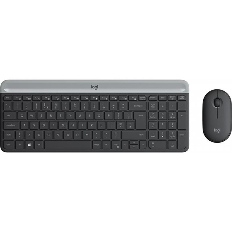 Комплект клавиатура + мышь Logitech MK470 Wireless Slim Graphite USB Black (920-009206)
Комплект клавиатура + мышь Logitech MK470 Wireless Slim Graphite USB Black (920-009206)