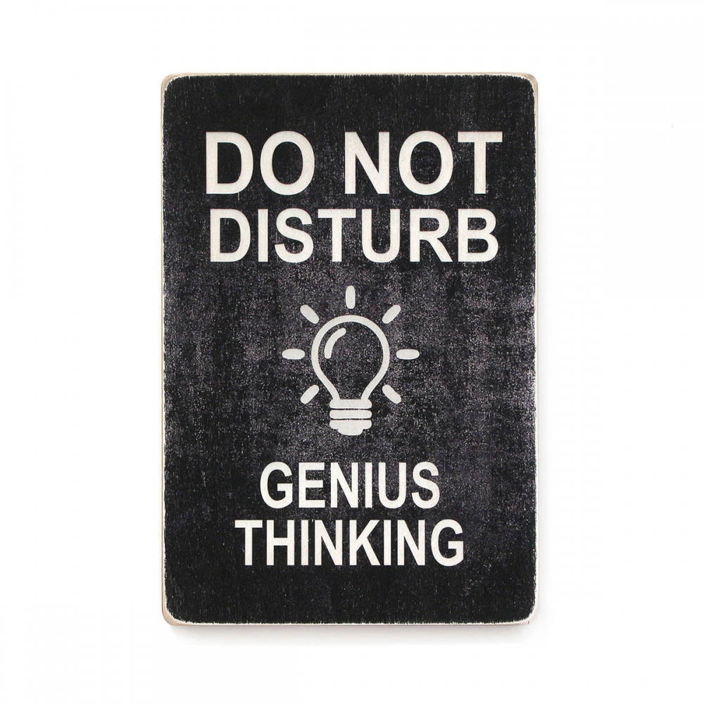 Деревянный постер Юмор и цитаты Do not disturb. Genius thinking. Black background А1
Деревянный постер Юмор и цитаты Do not disturb. Genius thinking. Black background А1