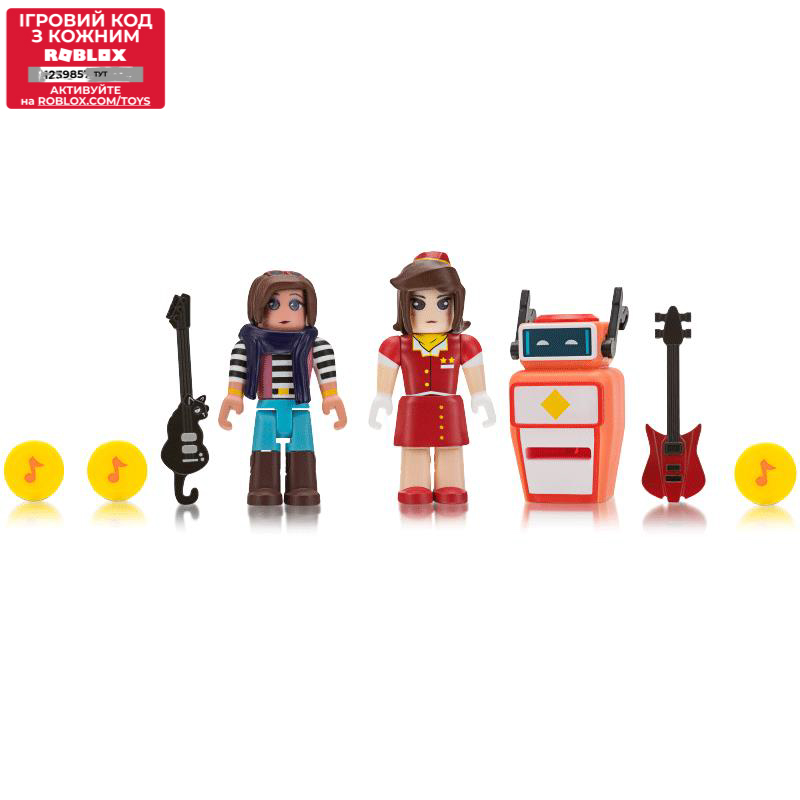 Игровая коллекционная фигурка Jazwares Roblox Game Packs RoBeats W4 набор 2 шт. (ROG0124)
Игровая коллекционная фигурка Jazwares Roblox Game Packs RoBeats W4 набор 2 шт. (ROG0124)