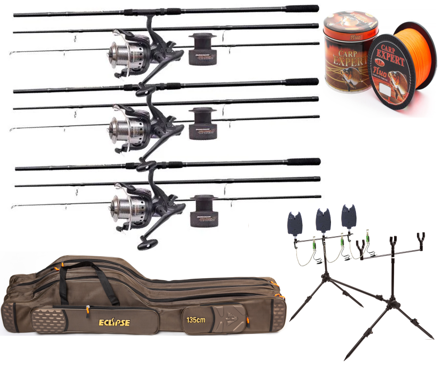 КАРПОВЫЙ НАБОР FLAGMAN MAGNUM BLACK CARP НА 3 УДИЛИЩА С КАТУШКАМИ + РОД ПОД+ СИГНАЛИЗАТОРЫ+ ЧЕХОЛ 3.9
КАРПОВЫЙ НАБОР FLAGMAN MAGNUM BLACK CARP НА 3 УДИЛИЩА С КАТУШКАМИ + РОД ПОД+ СИГНАЛИЗАТОРЫ+ ЧЕХОЛ 3.9