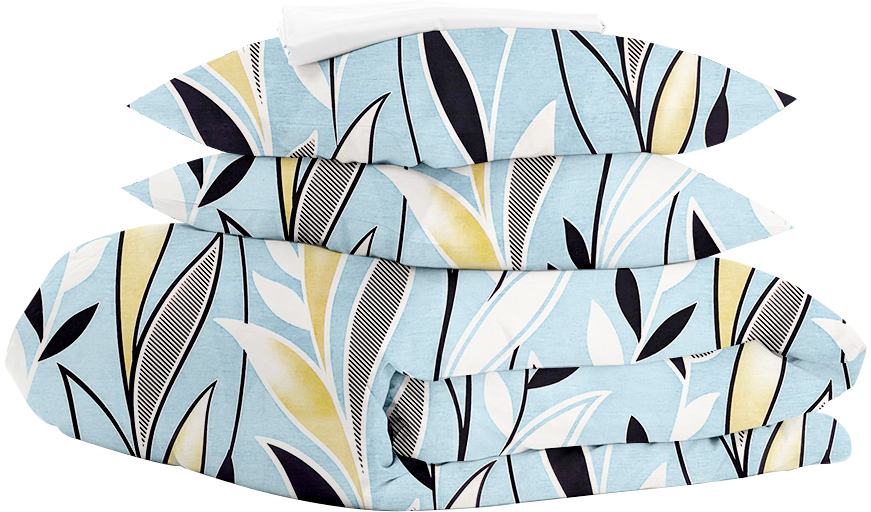 Комплект семейного постельного белья Cosas на резинке Seaweed Blue White 2x160x220 см
Комплект семейного постельного белья Cosas на резинке Seaweed Blue White 2x160x220 см