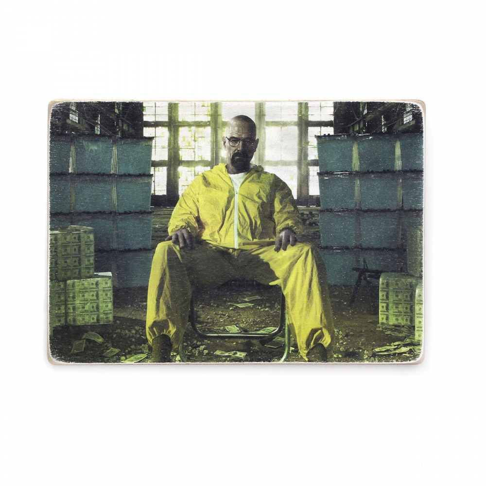Деревянный постер Фильмы и сериалы Breaking Bad. Во все тяжкие. Уолтер Уайт при деньгах А2
Деревянный постер Фильмы и сериалы Breaking Bad. Во все тяжкие. Уолтер Уайт при деньгах А2