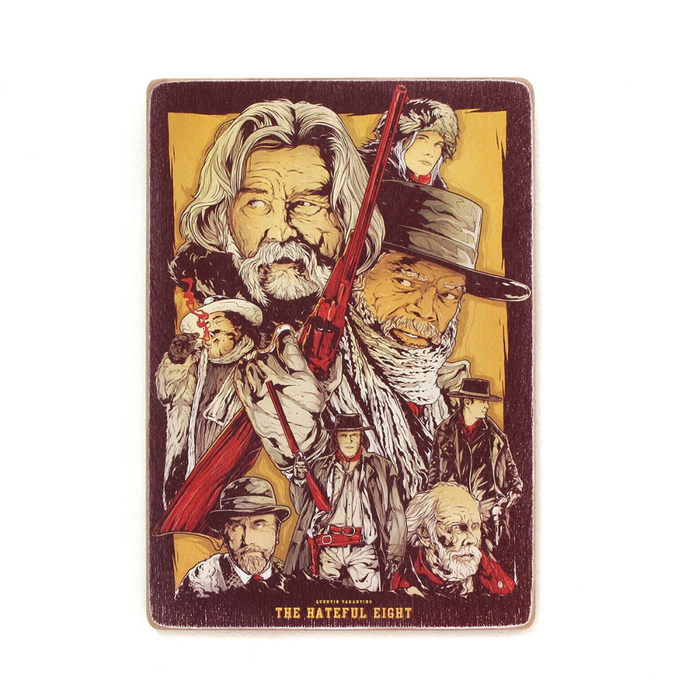 Деревянный постер Фильмы и сериалы The Hateful Eight. Омерзительная восьмерка. Арт А2
Деревянный постер Фильмы и сериалы The Hateful Eight. Омерзительная восьмерка. Арт А2