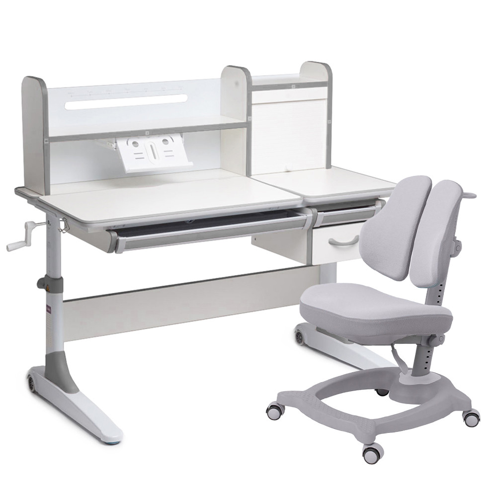 Детский комплект стол-трансформер Cubby Ginepro Grey + эргономичное кресло FunDesk Diverso Grey
Детский комплект стол-трансформер Cubby Ginepro Grey + эргономичное кресло FunDesk Diverso Grey