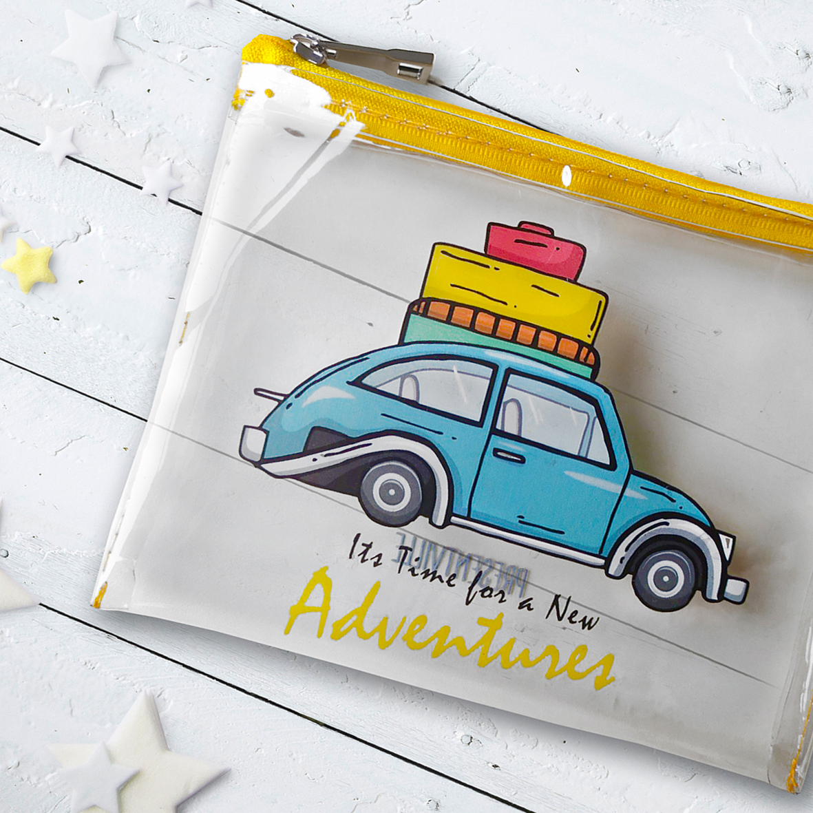 Косметичка пластиковая прозрачная Its time for a new adventures Presentville 18,5х15 см 000177169
Косметичка пластиковая прозрачная Its time for a new adventures Presentville 18,5х15 см 000177169