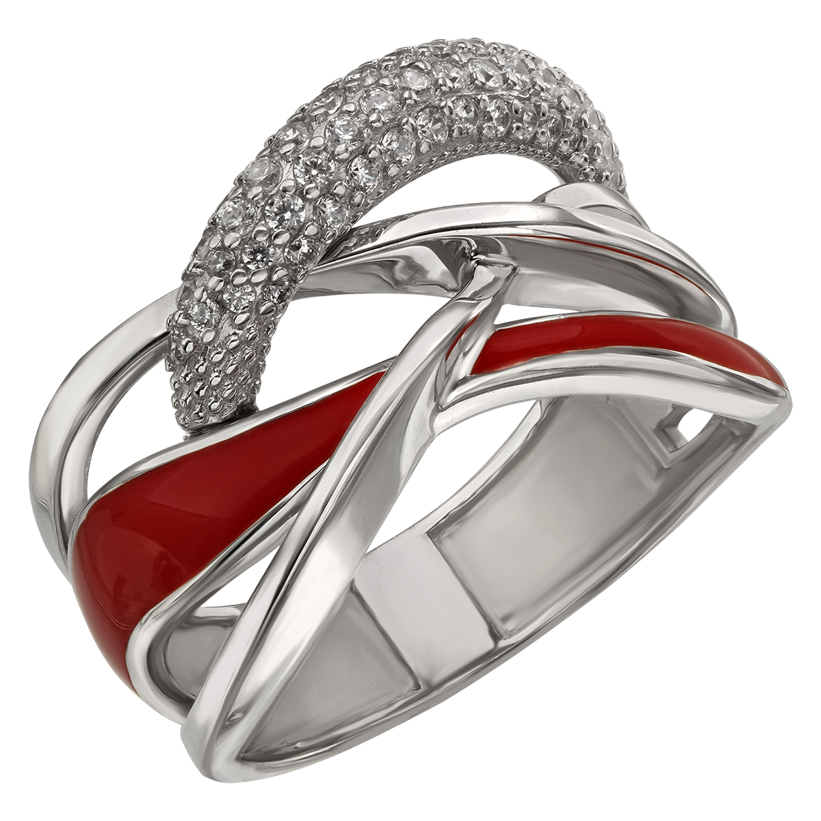 Серебряное кольцо с фианитами и эмалью Tango Jewellery Company 330134А размер 18
Серебряное кольцо с фианитами и эмалью Tango Jewellery Company 330134А размер 18