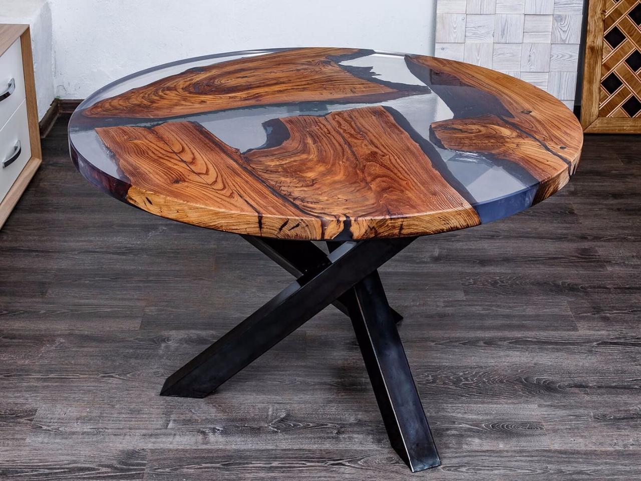 Эксклюзивный Дизайнерский Обеденный Стол Река из Эпоксидной смолы Loft Design RV1097 () 
Эксклюзивный Дизайнерский Обеденный Стол Река из Эпоксидной смолы Loft Design RV1097 ()