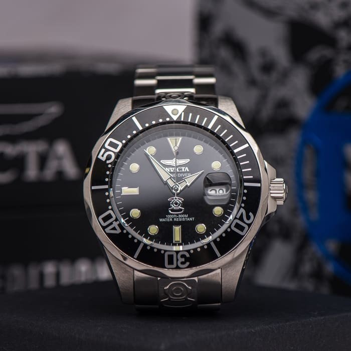 Мужские механические наручные часы Grand Diver Black 3044 в стиле Submariner
Мужские механические наручные часы Grand Diver Black 3044 в стиле Submariner