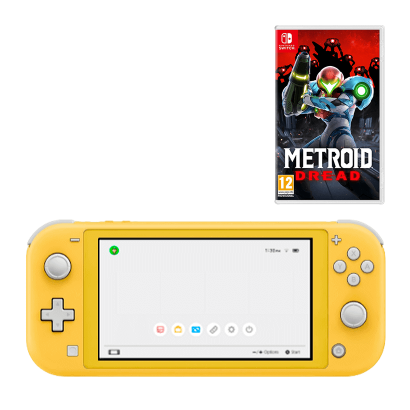 Набор Консоль Nintendo Switch Lite 32GB Yellow Новый + Игра Metroid Dread Nintendo Switch Русские Субтитры Новый
Набор Консоль Nintendo Switch Lite 32GB Yellow Новый + Игра Metroid Dread Nintendo Switch Русские Субтитры Новый