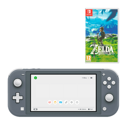 Набор Консоль Nintendo Switch Lite 32GB Grey Новый + Игра The Legend of Zelda Breath of The Wild Nintendo Switch Русская Озвучка Новый
Набор Консоль Nintendo Switch Lite 32GB Grey Новый + Игра The Legend of Zelda Breath of The Wild Nintendo Switch Русская Озвучка Новый
