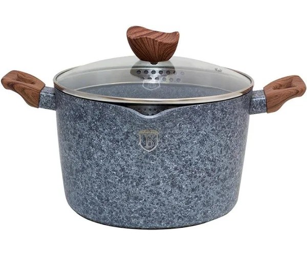 Кастрюля 6.0л с крышкой 24 см и сливным носиком Berlinger Haus Forest Line BH-1528
Кастрюля 6.0л с крышкой 24 см и сливным носиком Berlinger Haus Forest Line BH-1528