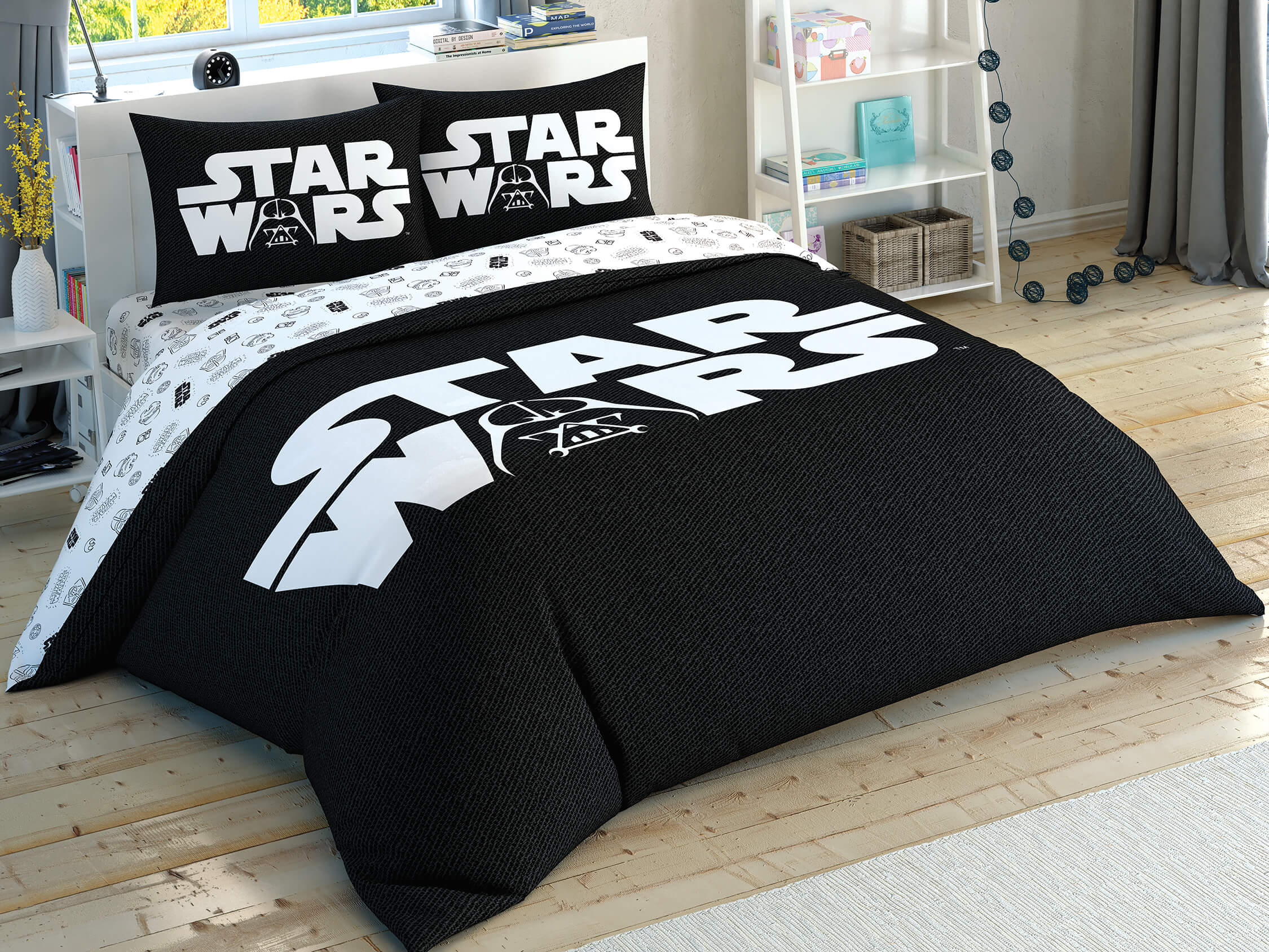 Двуспальный евро комплект TAC Star Wars Glow Ранфорс / простынь на резинке+светится в темноте
Двуспальный евро комплект TAC Star Wars Glow Ранфорс / простынь на резинке+светится в темноте