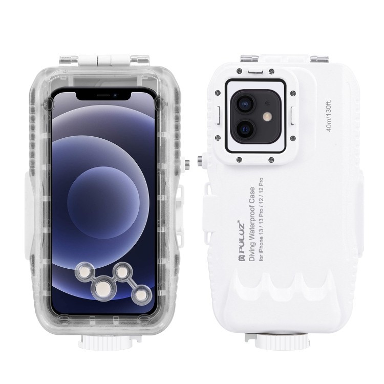 Водонепроницаемый чехол для iPhone 13 / 13 Pro / 12 / 12 Pro для дайвинга (Puluz PU9114) с красным фильтром для моря
Водонепроницаемый чехол для iPhone 13 / 13 Pro / 12 / 12 Pro для дайвинга (Puluz PU9114) с красным фильтром для моря