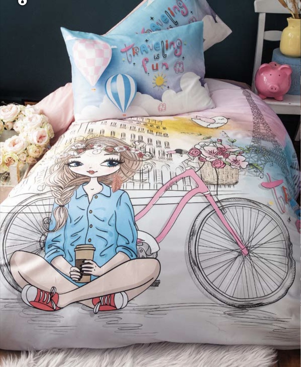 Комплект постельного белья Issimo Home Cozy Girl digital print полуторный хлопок
Комплект постельного белья Issimo Home Cozy Girl digital print полуторный хлопок