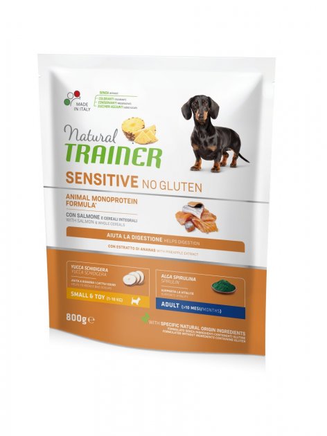 Сухой корм Trainer Natural Dog Sensitive Adult Mini With Salmon для собак малых пород с лососем 0,8 кг
Сухой корм Trainer Natural Dog Sensitive Adult Mini With Salmon для собак малых пород с лососем 0,8 кг