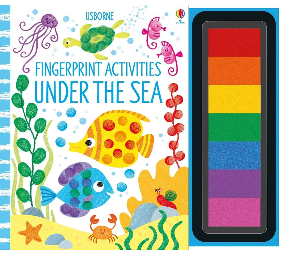 Развивающая книга Usborne Усборн Рисуем пальчиками Морские глубины английский язык (9781474953597)
Развивающая книга Usborne Усборн Рисуем пальчиками Морские глубины английский язык (9781474953597)