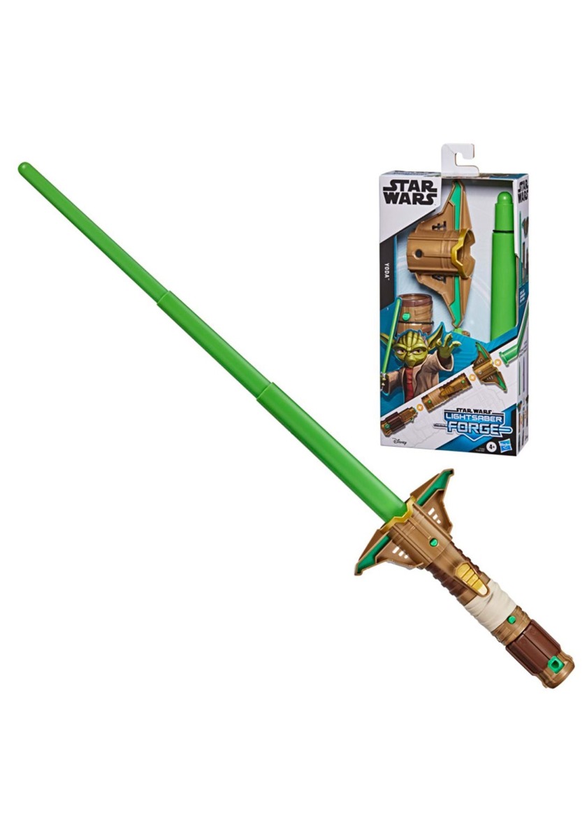 Star Wars Lightsaber Forge Master Yoda Выдвижной зеленый световой меч Мастера Йоды F1163
Star Wars Lightsaber Forge Master Yoda Выдвижной зеленый световой меч Мастера Йоды F1163