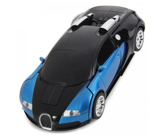 Радиоуправляемая машинка трансформер с пультом Bugatti Robot Car Size 1:12 Синяя
Радиоуправляемая машинка трансформер с пультом Bugatti Robot Car Size 1:12 Синяя