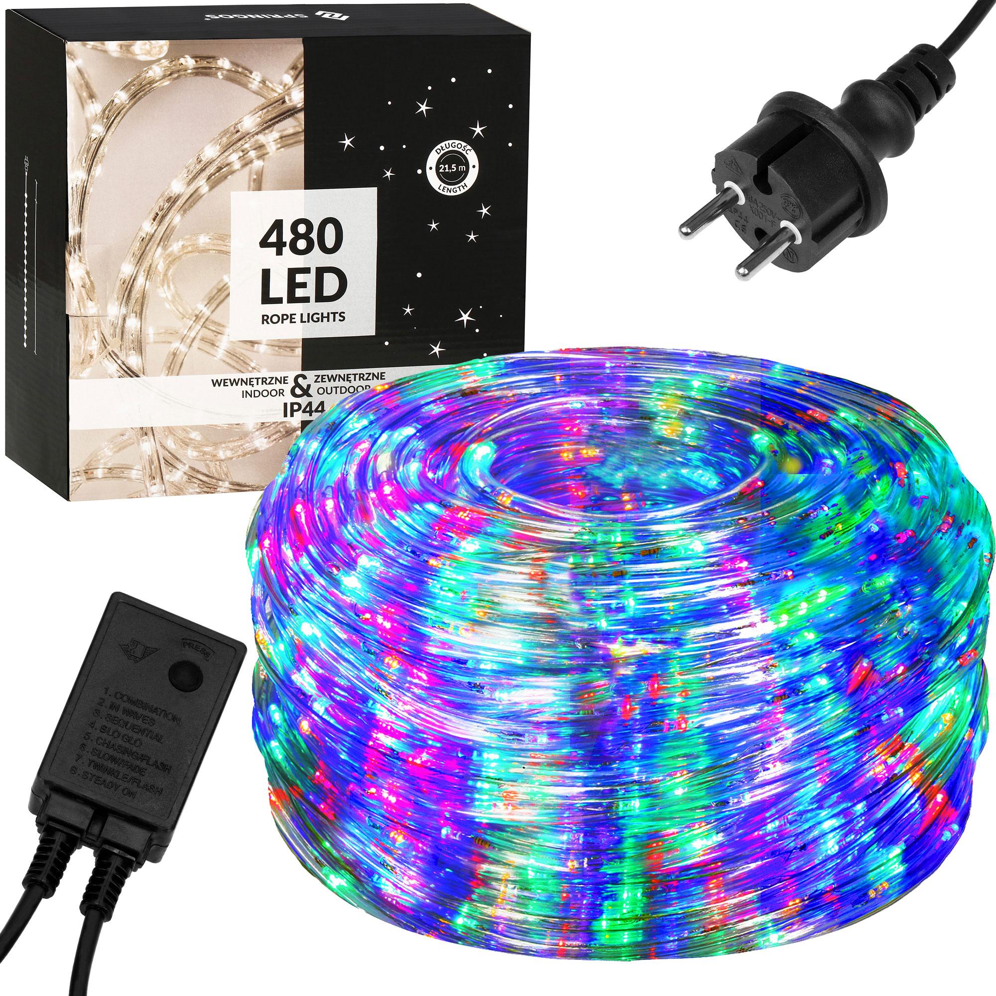Гирлянда дюралайт уличная (наружная) Springos Rope Lights 20 м 480 LED CL1206 Mix
Гирлянда дюралайт уличная (наружная) Springos Rope Lights 20 м 480 LED CL1206 Mix