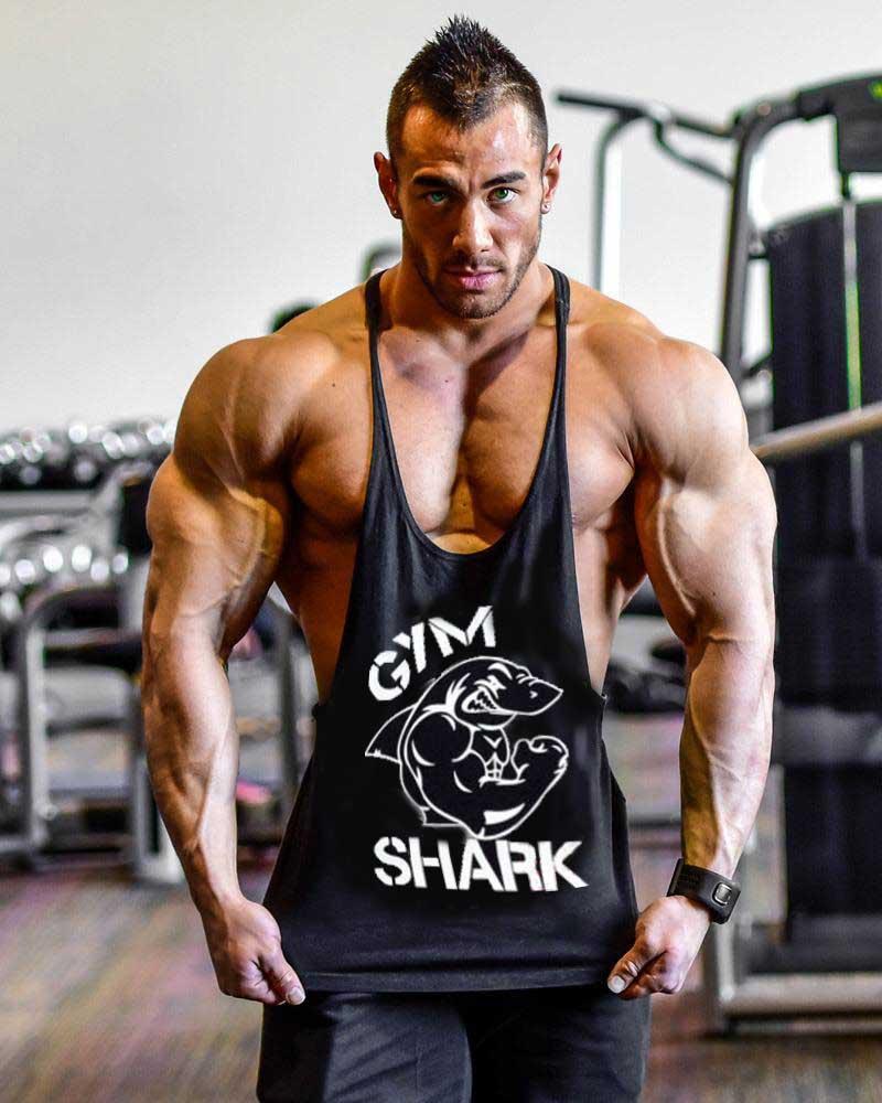 Майка мужская для бодибилдинга Gym Shark черная, Майка мужская для бодибилдинга Gym Shark черная XL
Майка мужская для бодибилдинга Gym Shark черная, Майка мужская для бодибилдинга Gym Shark черная XL